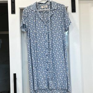 Reformation Plymouth shirt dress - S